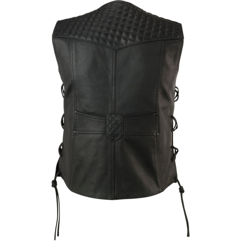 Z1R Women's Gaucha Vest Black