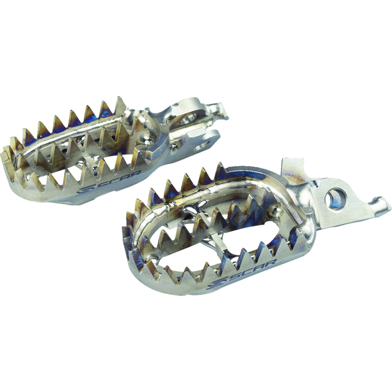 SCAR 1620-1322 S2516 Titanium Foot Pegs honda cr/f