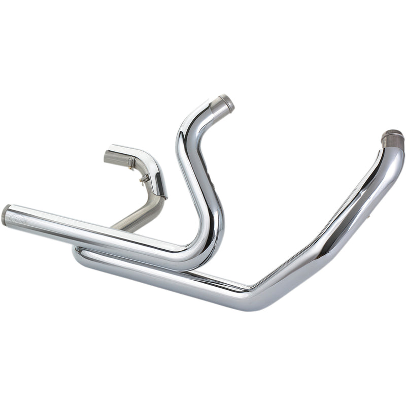 S&S Cycle El Dorado 2-Into-2 Head Pipe System - 550-0704 For Harley Touring 2017-2026