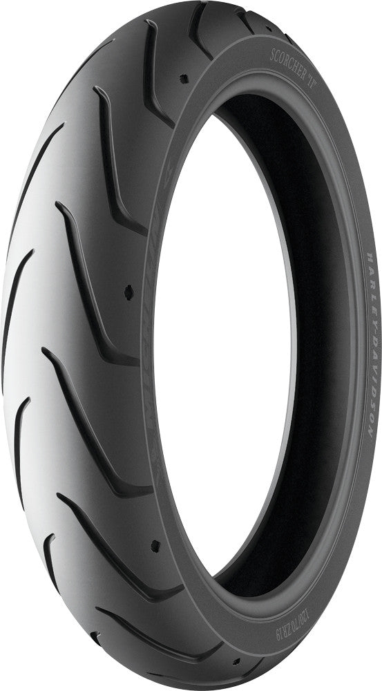 Michelin Tire Scorcher 11 Front 120/70ZR19 60W Radial TL TT - 27741 For Harley Screamin' / Night / Screamin / Rod 2006-2017