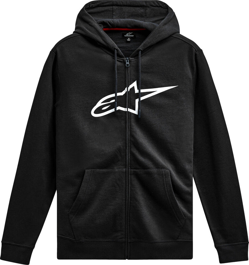 Alpinestars 482-73239S 1244-51490-1020-S AGELESS ZIP HOODIE V3 BLACK/WHITE SM