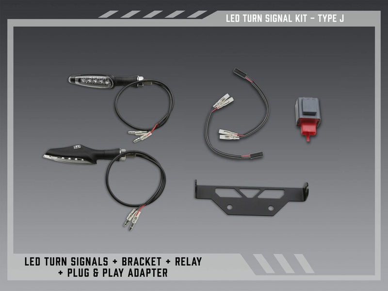 Yoshimura FE V2 Stnd LED Turn SIG Kit J - 075BG-STD-J-K Yamaha Tenere 700 2021-2024