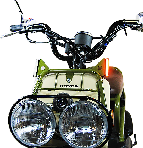 New Rage Cycles Front LED Turn Signals - RUCKUS-FB Honda Ruckus 2003-2020