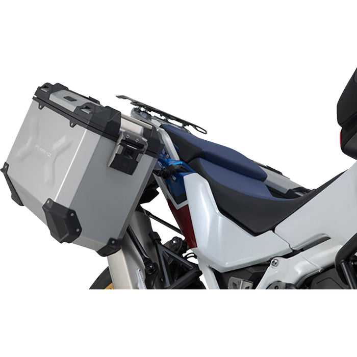 SW-MOTECH 3580-0461 KFT.01.942.70001/S TRAX ADV Aluminum Case System silver - honda africa twin '19-'24