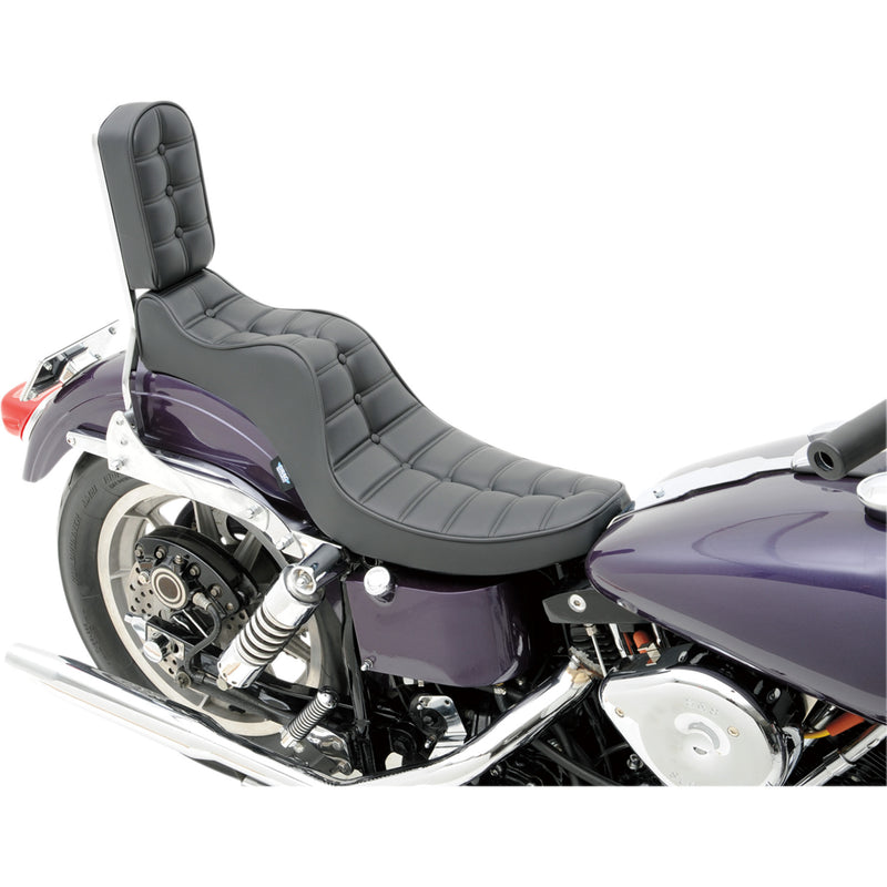 Drag Specialties Mini King And Queen Seat - 0805-0093 For Harley Motorcycles 1958-1984