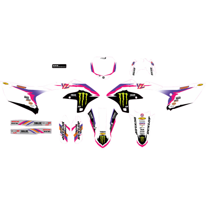 D'cor Visuals Graphic Kit - 20-50-705 Yamaha YZ 450 2023-2024