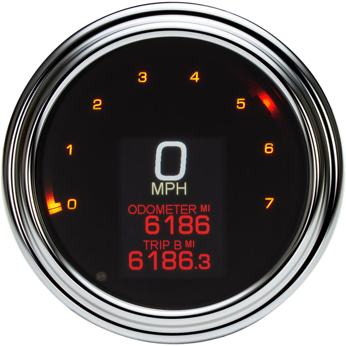 DAKOTA DIGITAL 2210-0508 MLX-2011 MLX Series Gauge Tank Speedometer - Chrome Bezel - 4.5"