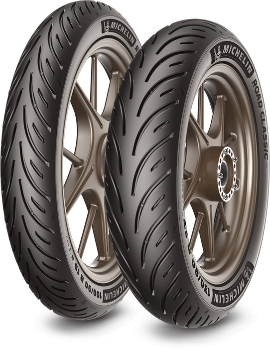 Michelin 87-93210 11160 TIRE ROAD CLASSIC REAR 130/80B18 66V BIAS TL