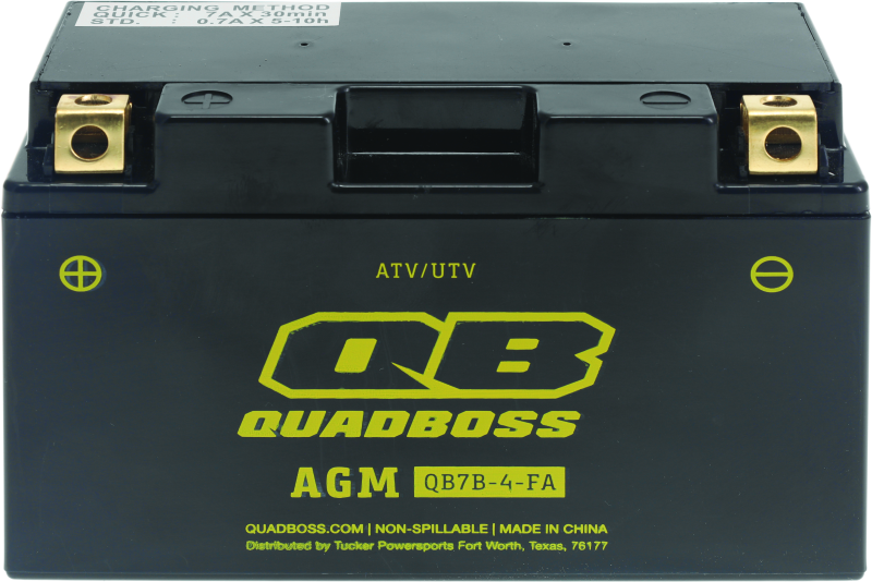 QuadBoss 401377 Maintenance-free AGM Battery QB7B-4-FA - Photo - Primary