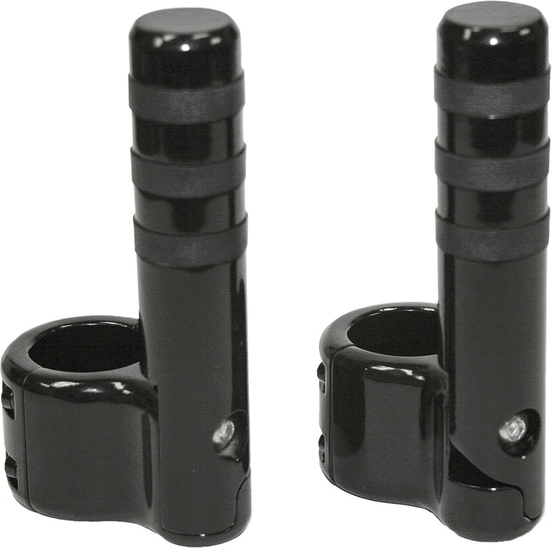 Lindby 830-6000BK BL715 CLAMP-ON PEGS BLK W/ WIDE O RING FOR 1 1/2" BAR