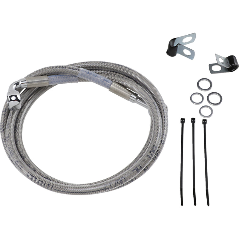 Drag Specialties Brake Line For Harley Softail Standard / Softail Custom / Dyna Wide Glide 1984-2005