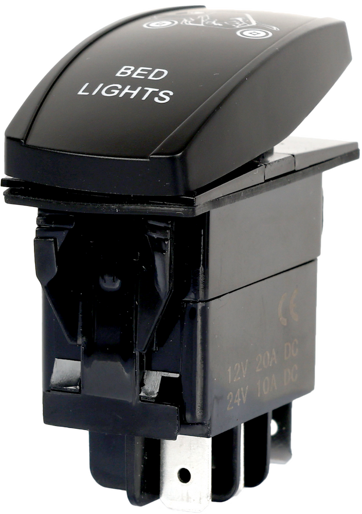 Flip 12-9074 SC1-AMB-L45 BED LIGHTING SWITCH PRO SERIES BACKLIT