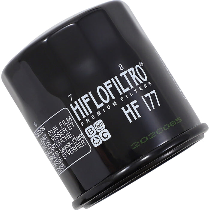 HIFLOFILTRO 0712-0044 HF177 Premium Oil Filter Oil Filter - Black