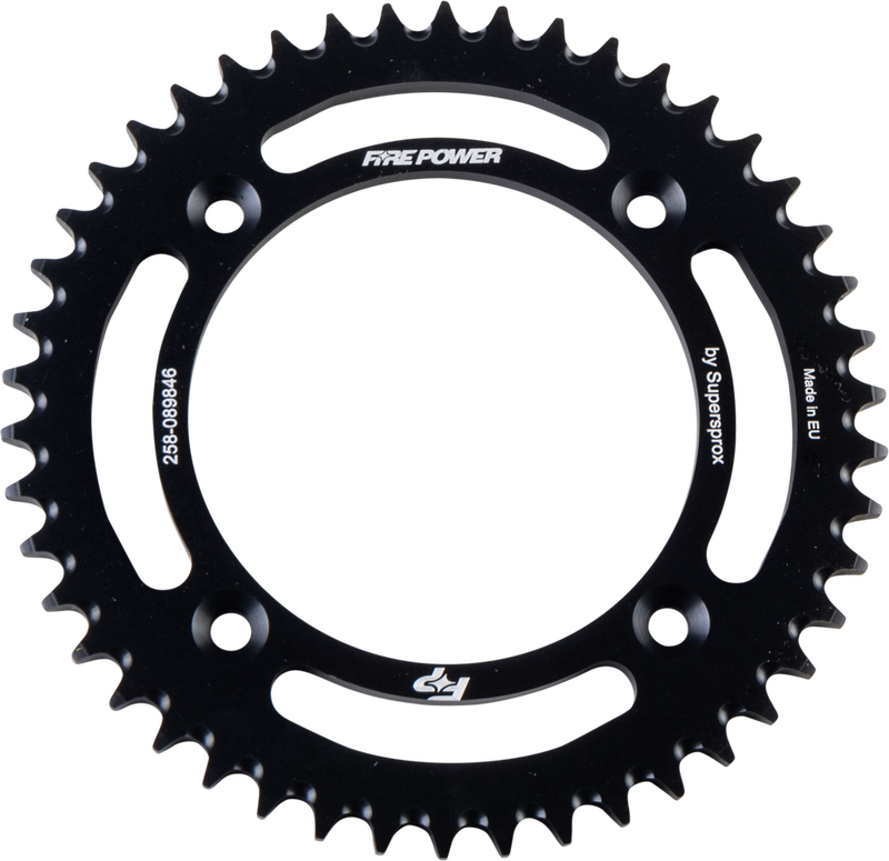 Fire Power 258-089846 FPA-898-46-BLK REAR SPROCKET ALUMINUM 46T BLK