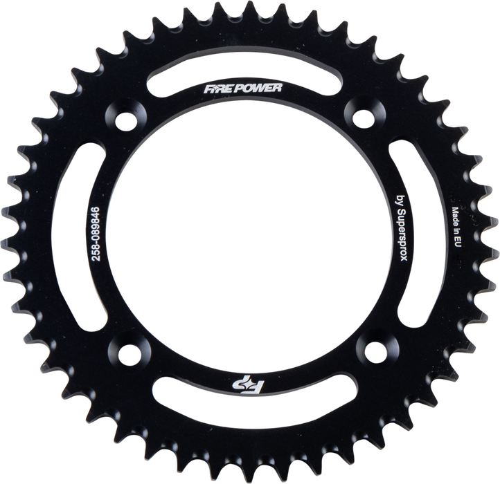 Fire Power 258-089846 FPA-898-46-BLK REAR SPROCKET ALUMINUM 46T BLK
