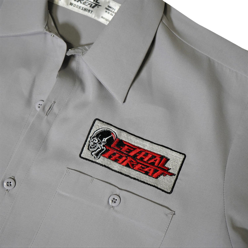 LETHAL THREAT 3040-3265 DG60163XXXL High Compression Pistons Shop Shirt gray - 3xl