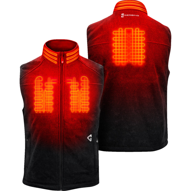 GERBING HEATED CLOTHING 7V Thermite Fleece Vest 2.0 Black