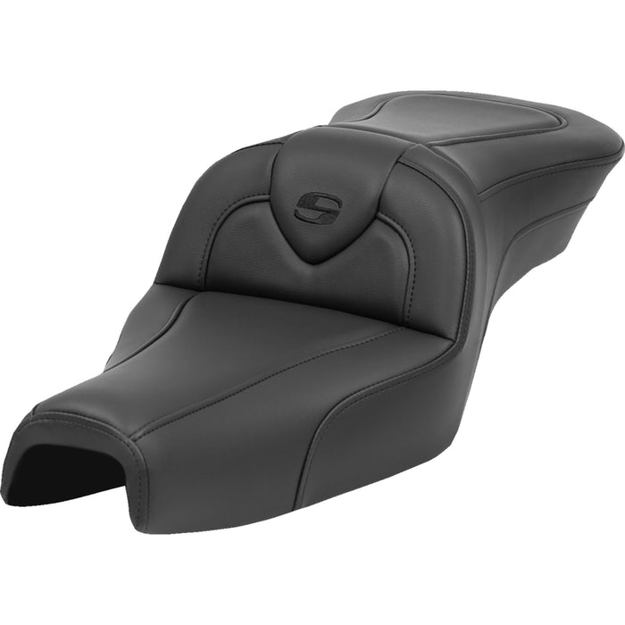 SADDLEMEN 0804-0794 807-03-187 Roadsofa™ Standard Reach Seat - without Backrest - Black - XL '04-'22