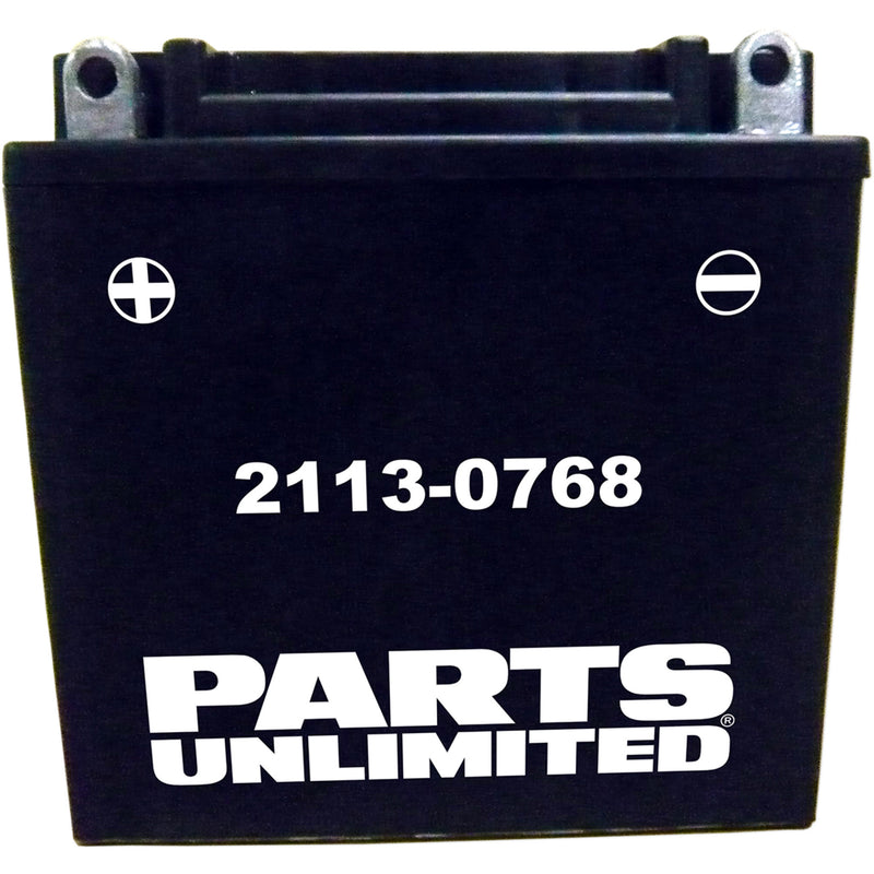 Parts Unlimited Battery For Honda Motorcycles 1968-1977 | Aprilia Scarabeo 100 / 125 / 50 / Motard 50 2013-2015 | Kawasaki 125A Eliminator 2001-2009