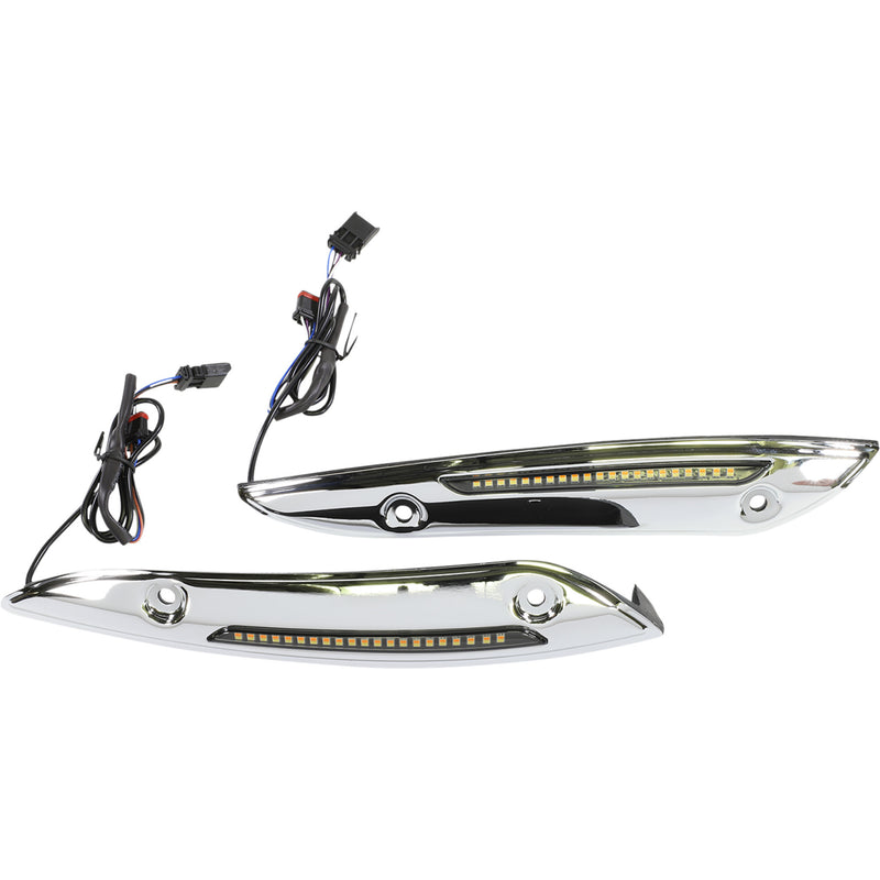 (OPEN BOX) Custom Dynamics Windshield Trim - CD-RG-WT-AW2-C For Harley Road Glide 2015-2025