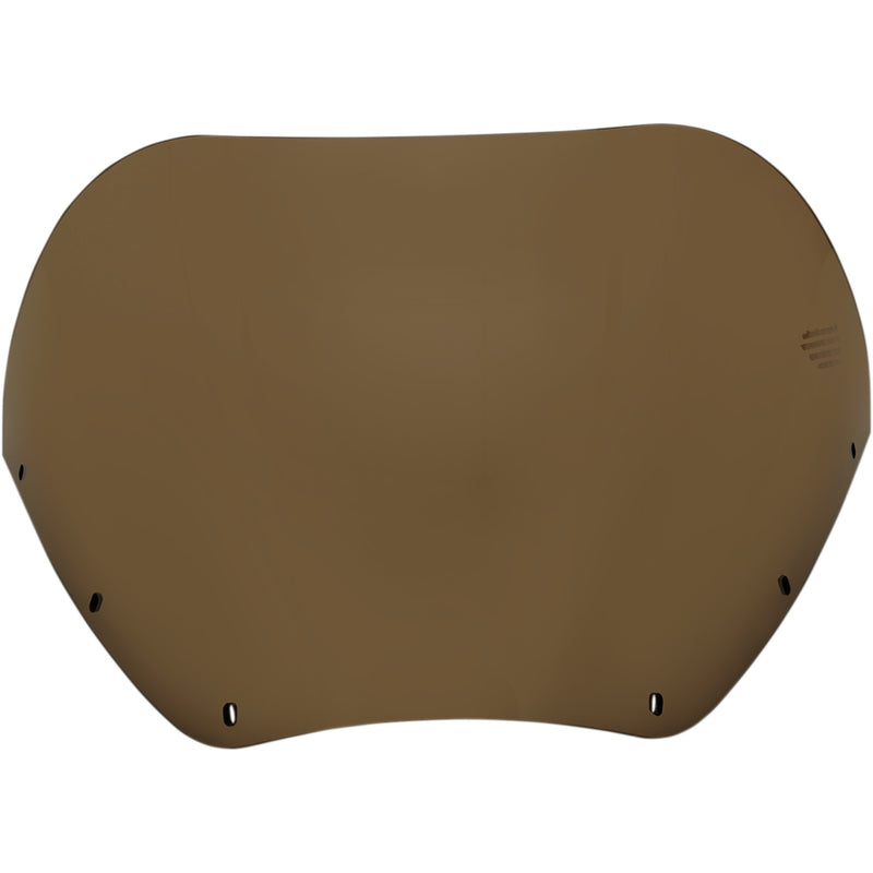 MEMPHIS SHADES 2350-0442 MEP86401 Road Warrior Windshield — without Vent - Cafe Black Smoke - 7"