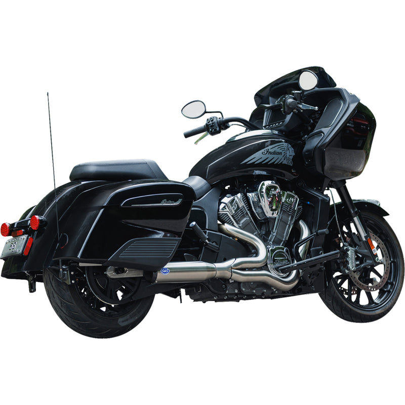 S&S Cycle Qualifier 2-Into-1 Exhaust System - 550-1082 For Indian Challenger 2020-2023