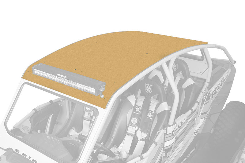 Pro Armor Asylum Roof With Light Bar Pocket Gold Matte - P144R121GM Polaris RZR 2014-2022
