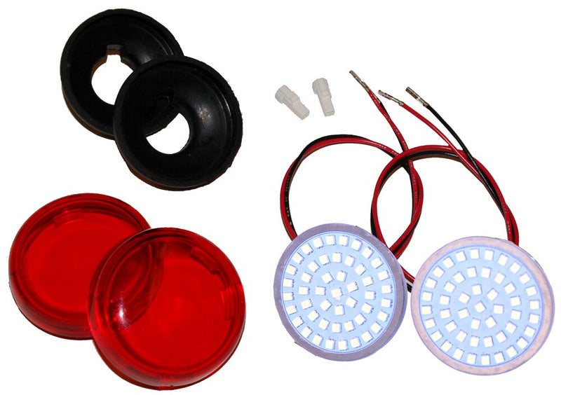 Namz Custom Cycle Indian Rear RED LED Turn Signl Indian Except Scout RM - NITS-R02 For Indian 2012-2021