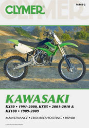 Clymer Repair Manual Kawasaki KX80-100 - CM4482 Kawasaki Dirt Bikes 1991-2003