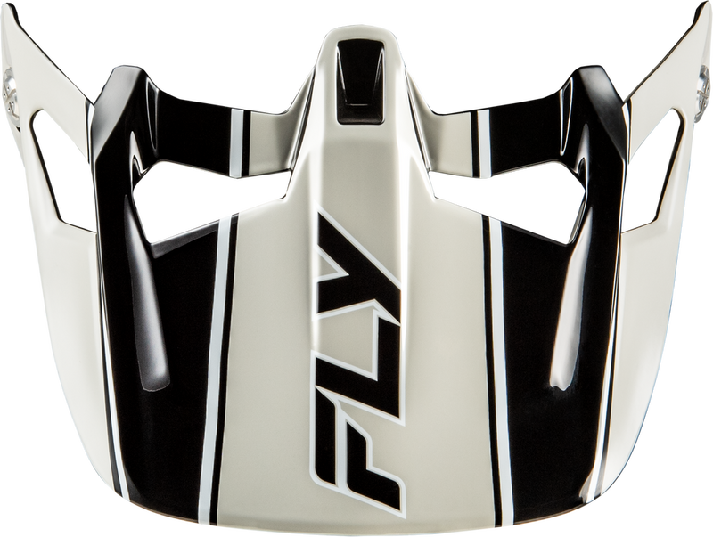 Fly Racing 73-9230V 73-9230V WERX-R CARBON FLOW VISOR BLACK/GREY
