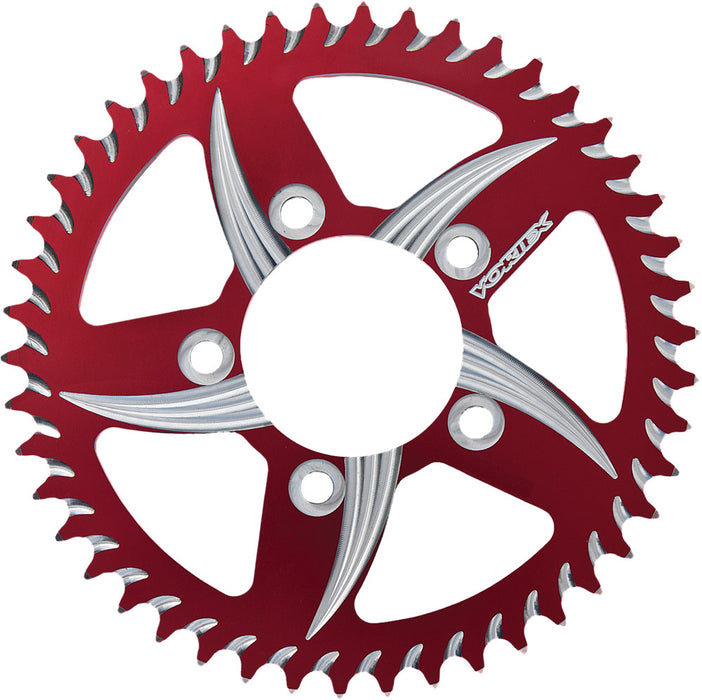 Vortex 3-435ZR42 435ZR-42 REAR CAT5 SPROCKET ALUMINUM 42T-520 RED KAW/SUZ/YAM