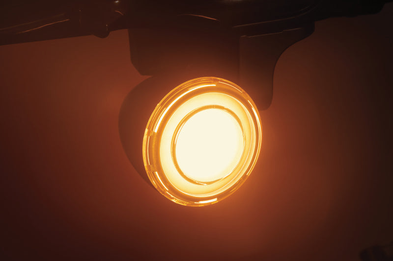 Kuryakyn 2902 Tracer L.e.d. Front Turn Signal Insert, White/amber Light, Smoke Lens 1157 - User 3
