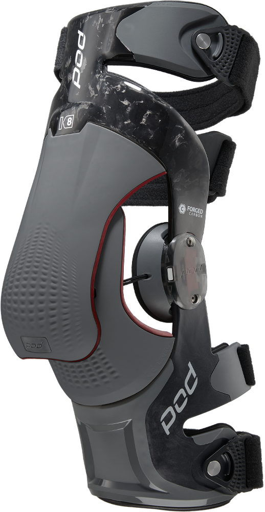 Pod 664-04922X K830-CDK-LT-2X K8 3.0 KNEE BRACE CARBON (LT) CARBON/GRAPHITE 2X