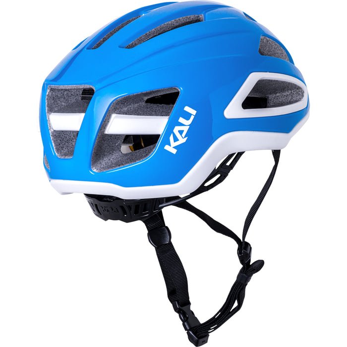 KALI 0151-0377 0240921147 Uno Solid Bicycle Helmet Uno Helmet - Gloss Blue/White - L/XL