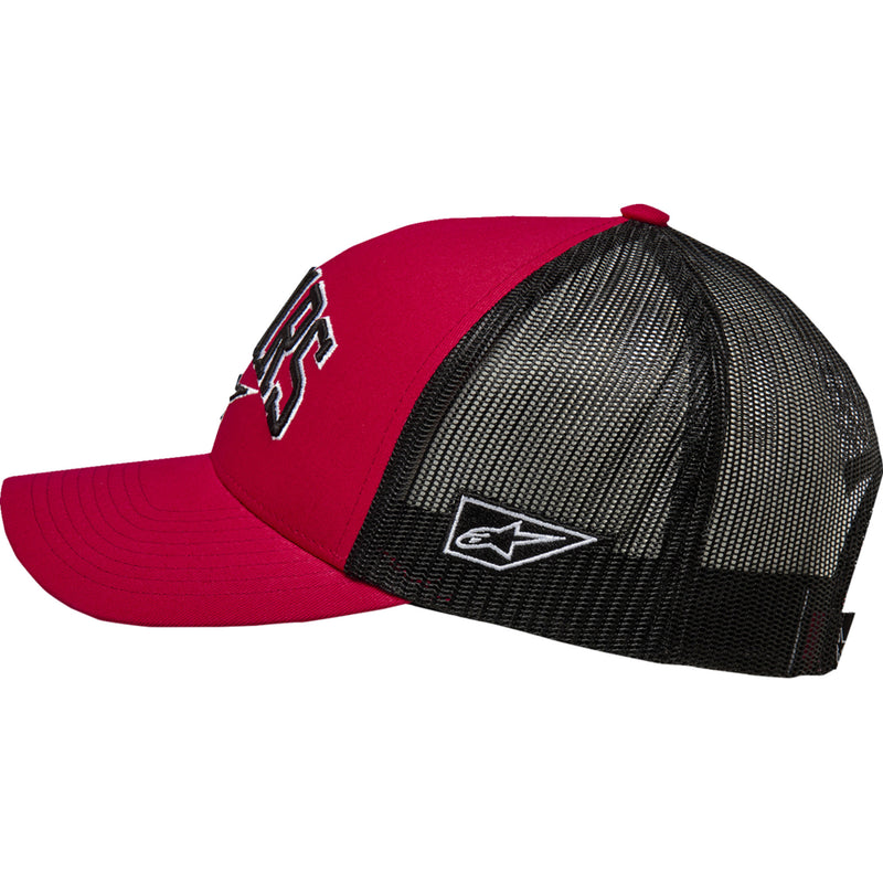 ALPINESTARS 2501-4174 1214-81717-3010-OS Dunker Trucker Hat Dunker Hat - Red/Black - One Size