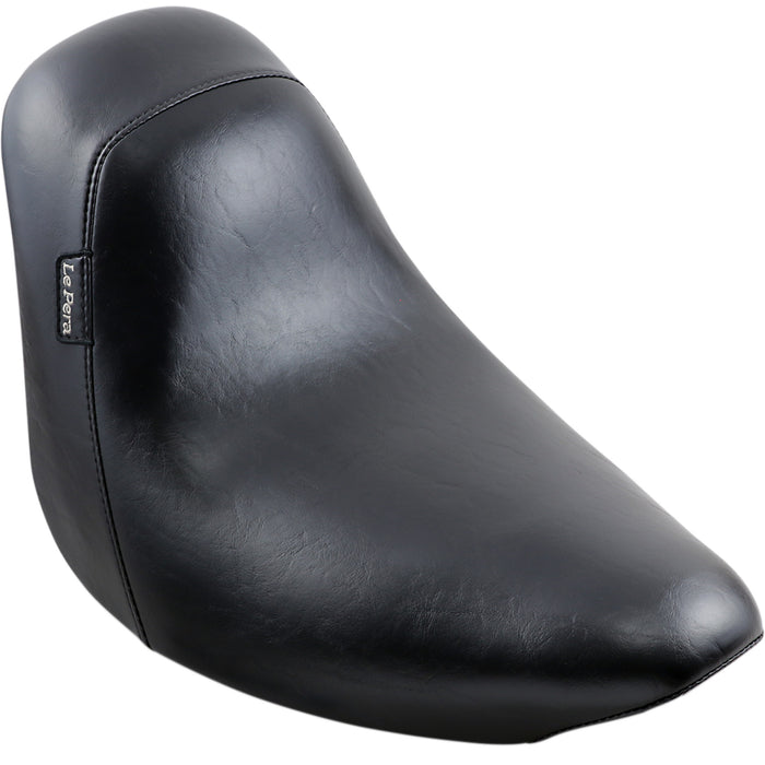 LE PERA 0802-0329 LGK-007 Bare Bones Solo Seat - Smooth - Black - FXST '06-'17