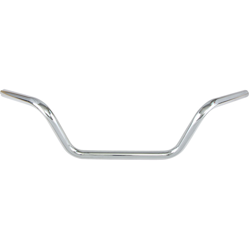 DRAG SPECIALTIES 0601-4185 1" Handlebar — Buckhorn/Low 1" Handlebar - Buckhorn Low - TBW - Chrome