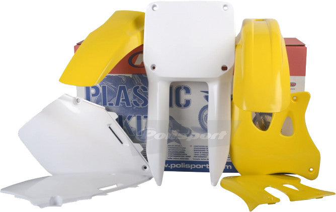 Polisport Plastic Body Kit Yellow - 90093 Suzuki RM 125 / RM 250 1996-1998