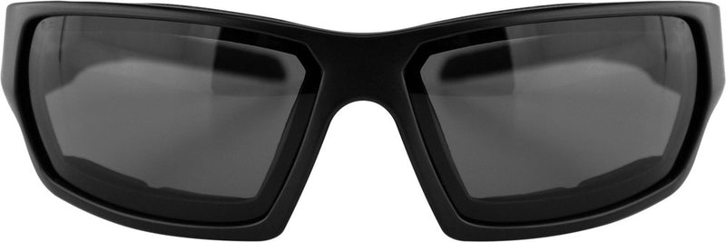 Bobster 26-5252 BTRE001 TREAD SUNGLASSES MATTE BLACK W/SMOKED LENS REMOVABLE FOAM