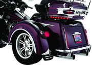 Kuryakyn 7220 Rear Mud Flaps For Trikes Chrome - User 1