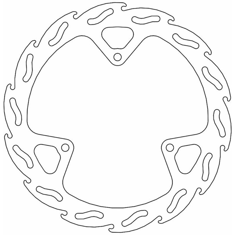 Moto-Master Flame Brake Rotor - 110240-PU For Gas Gas 65 2021-2022 | Husqvarna TC 65 2017-2022 | KTM SX 65 2002-2022