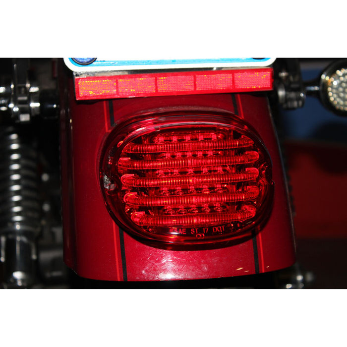 CUSTOM DYNAMICS 2010-1364 PB-TL-LP-R ProBEAM® Low-Profile LED Taillight Kit — with No Tag Light - without License Plate Illumination Window - Red