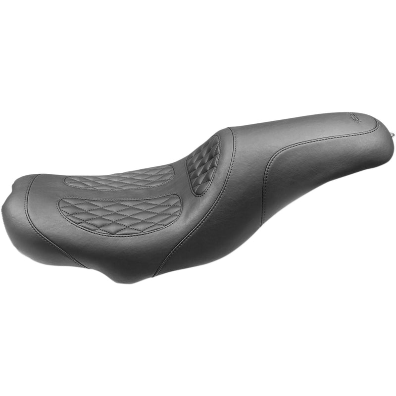 Mustang Dave Perewitz Signature Series Seat - 75224 For Harley Touring 2008-2025