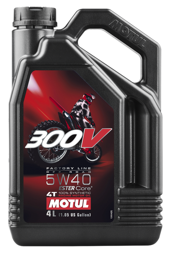 Motul 300V Competition Synthetic OIL 4T 5W40 4-1 1L Offroad - 104135
