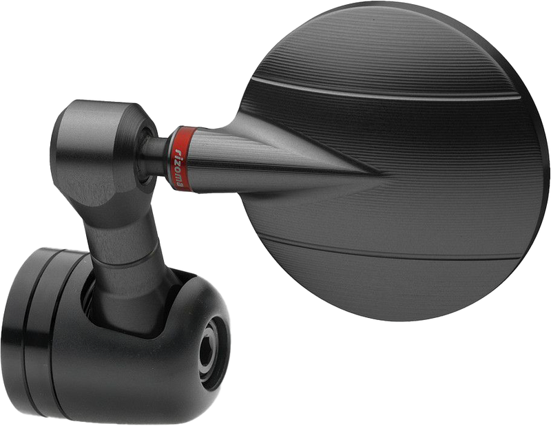 Rizoma Mirror SPY-R 57MM Black Each - BS185B For Triumph Speed / Street / Trident 2023 | Kawasaki Ninja / 650 2023-2024 | KTM 1290 Super Duke 2023