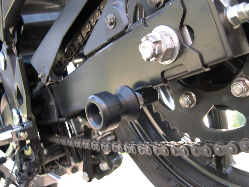 Shogun Swingarm Sliders Black - 701-0779 Kawasaki Ninja 400 / 400 / Ninja 2018-2023