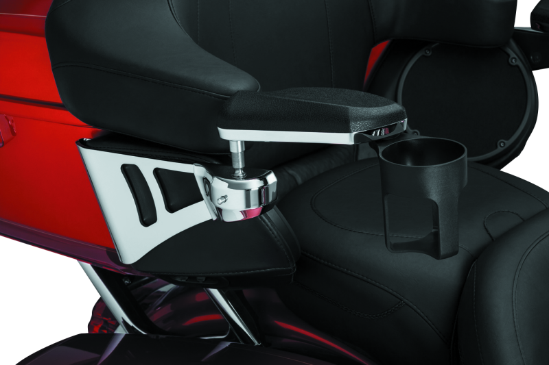 Kuryakyn 8955 Passenger Armrests 14-23 Touring Models Chrome - User 1