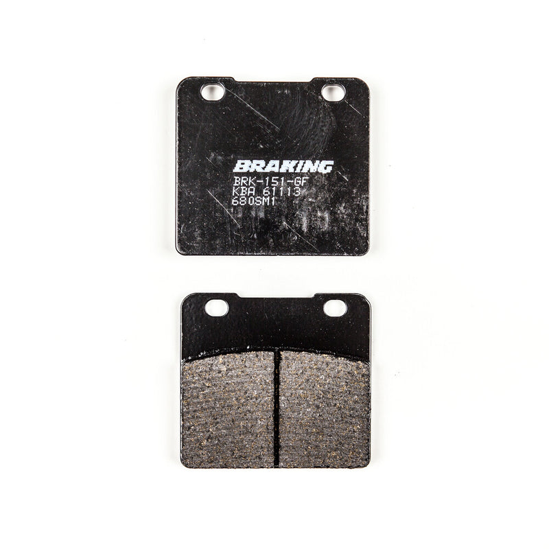 Braking Brake PAD SET Semi-Metallic - 680SM1 For Suzuki Motorcycles 1986-2009 | Kawasaki VN1500A Vulcan 88 / VN1500B Vulcan 88 1989-1990