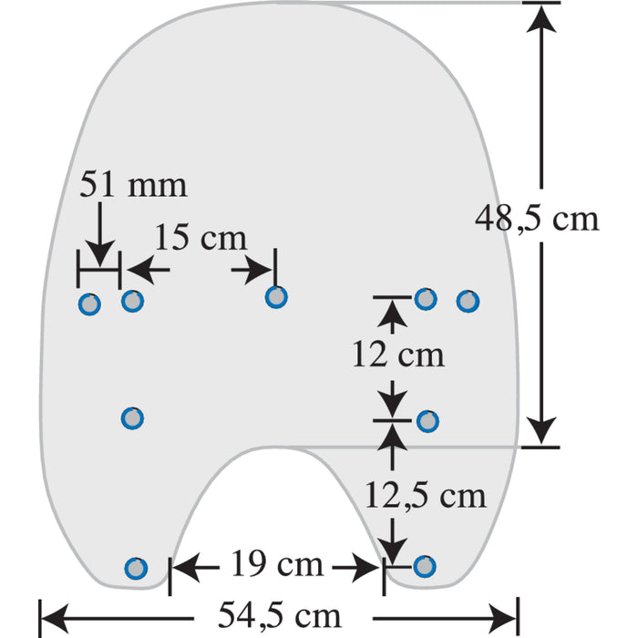 MEMPHIS SHADES 2350-0241 MEP8631 Spoiler Replacement Windshield for OE Fairings - 8-1/2" - Smoke - FLH