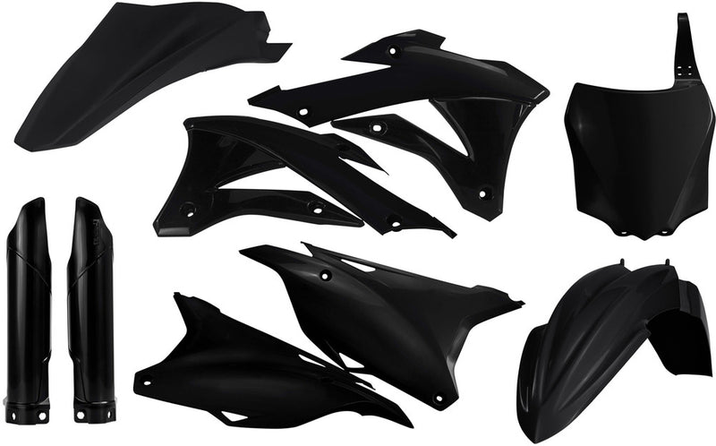Acerbis Full Plastic Kit Black - 2374110001 Kawasaki KX 100 / KX 85 2014-2021